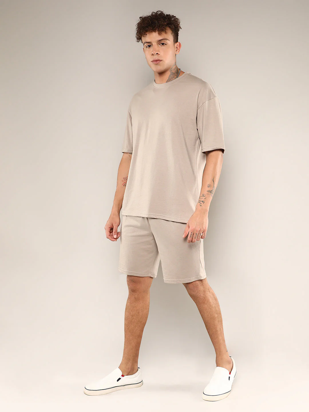 Solid Oversized Co-Ord Set - Image 3