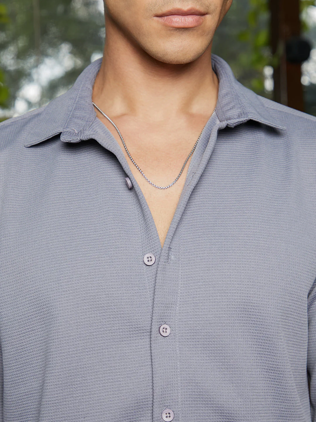Waffle-Textured Shirt - Image 7