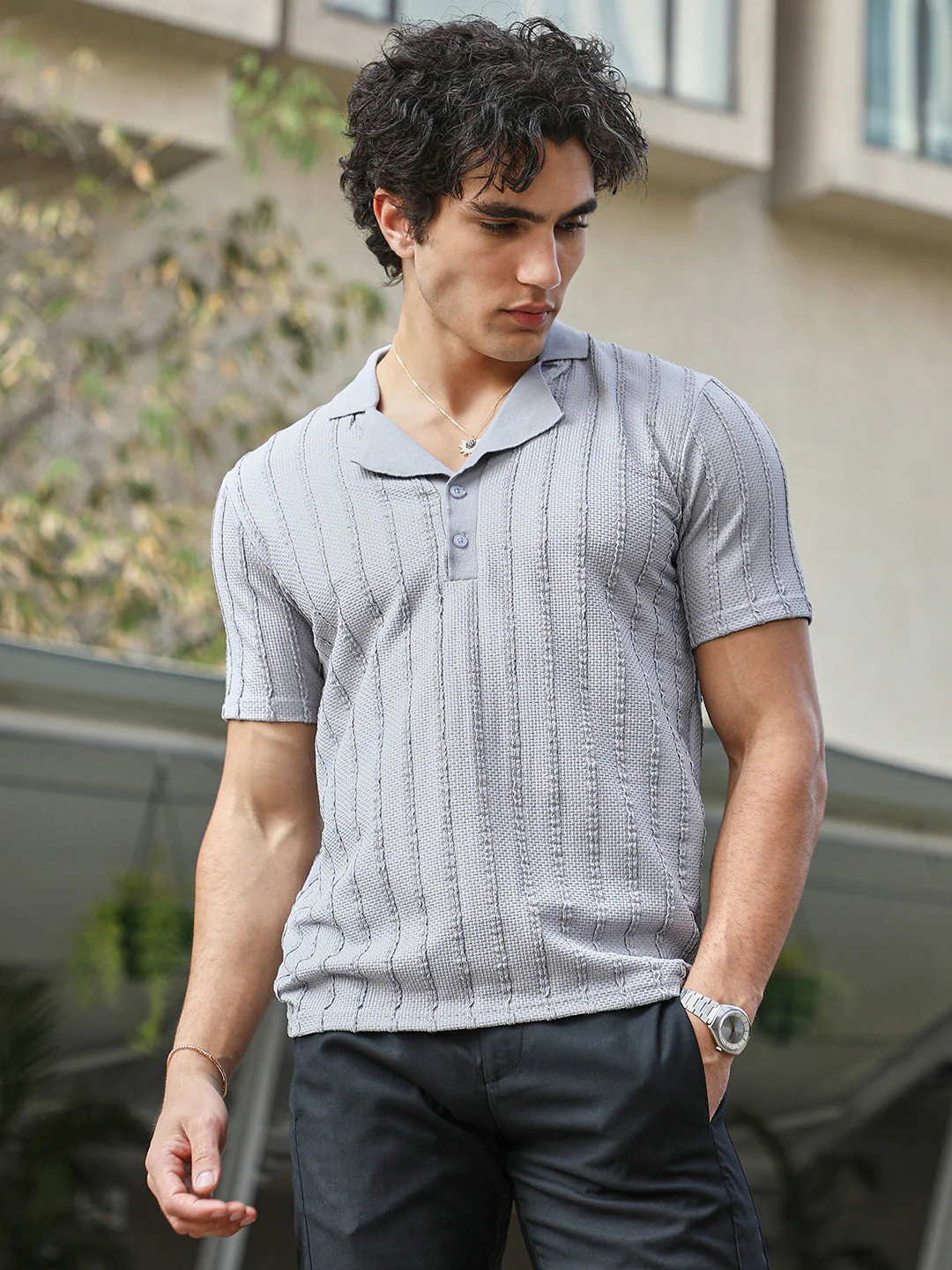 Wicker-Tactitle Polo T-Shirt - Image 2