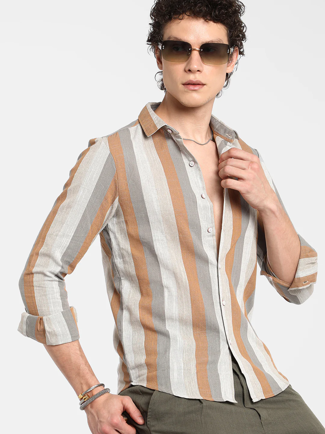 Block-Striped Shirt - Image 9