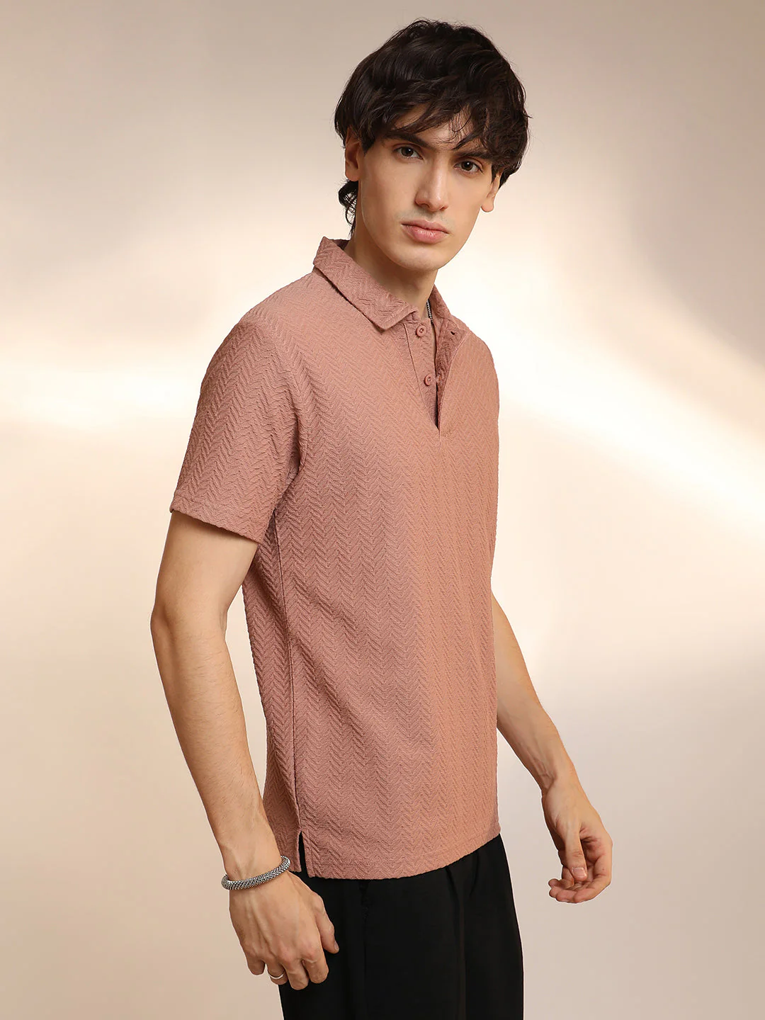 Chevron Polo T-Shirt - Image 3