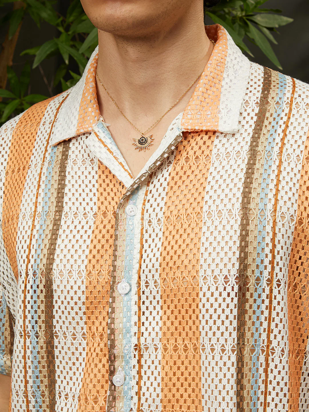 Multitrack Knit Oversized Shirt - Image 7