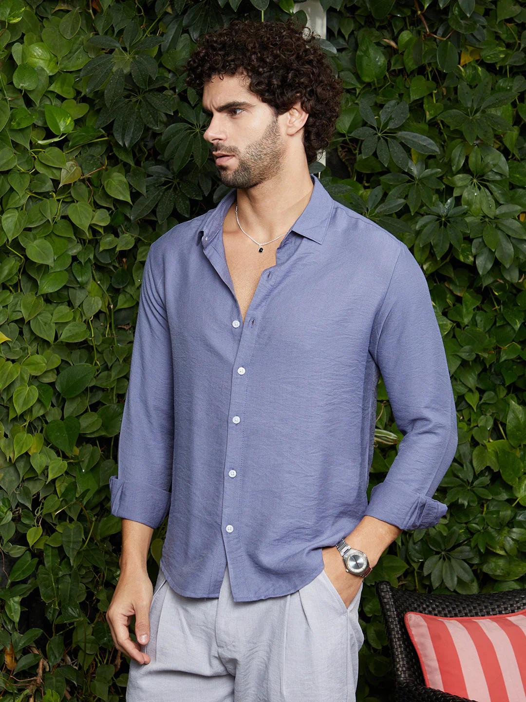 Breezy Wrinked Relaxed Shirt - Image 3