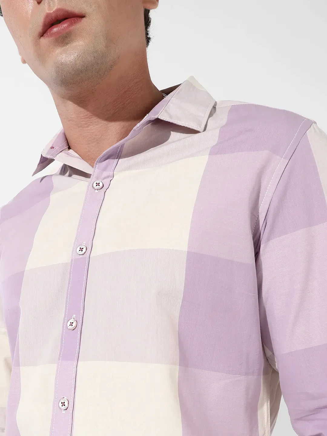 Cotton Check Shirt - Image 4