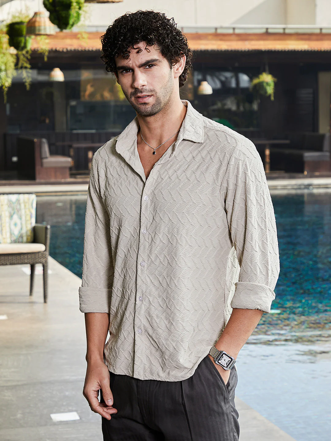 Herringbone-Tactile Shirt - Image 3