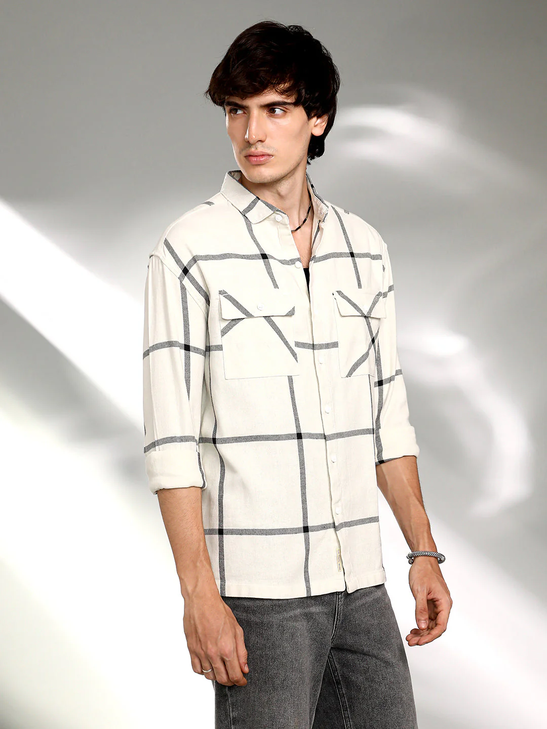 Graph Check Shacket - Image 3
