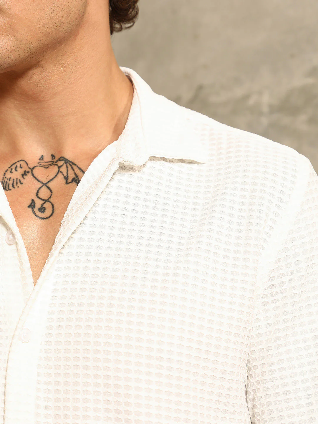 Hive-Weave Textured Shirt - Image 7