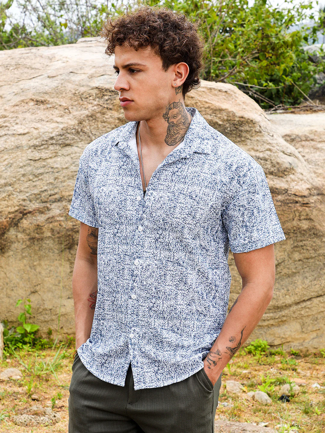 Contrast Hazy Shirt - Image 3