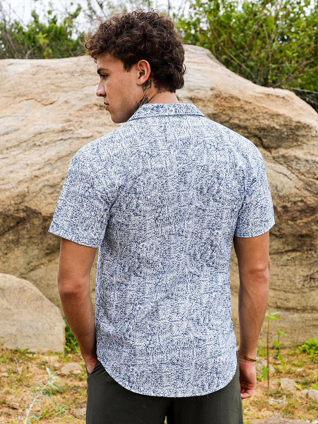 Contrast Hazy Shirt - Image 4