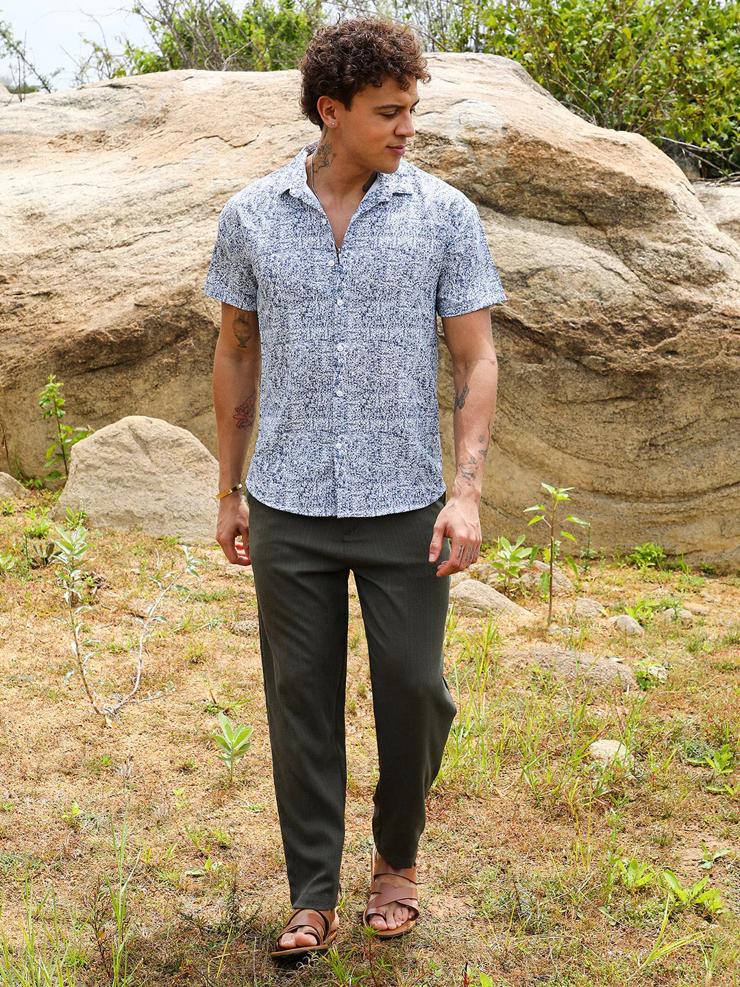 Contrast Hazy Shirt - Image 5