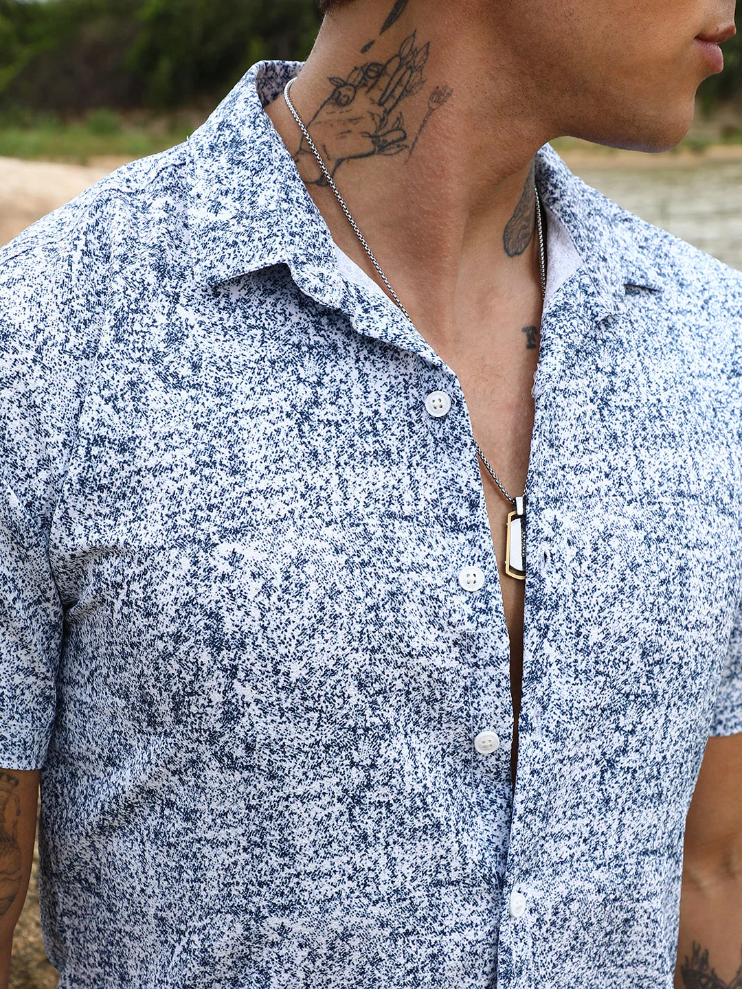 Contrast Hazy Shirt - Image 7