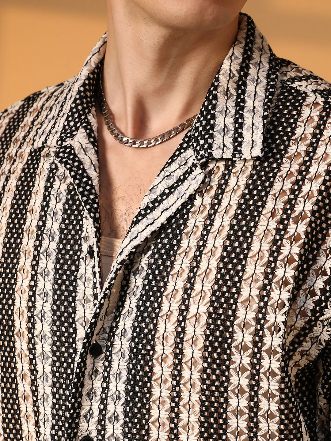 Multitrack Knit Oversized Shirt - Image 7