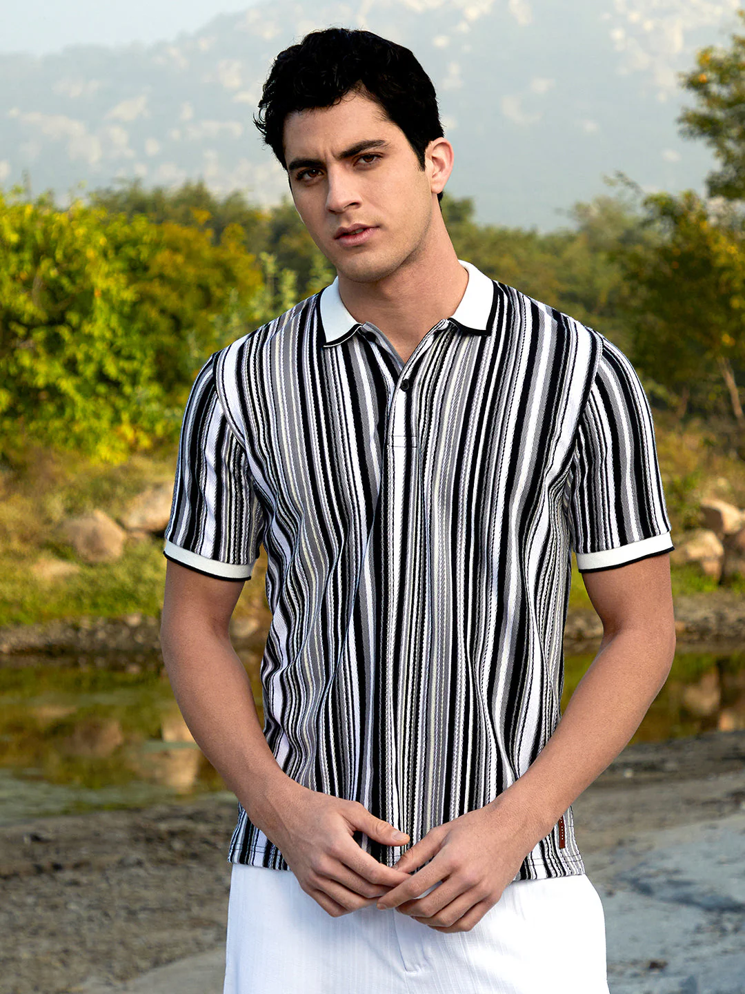 Multitrack Knit Polo T-Shirt - Image 2