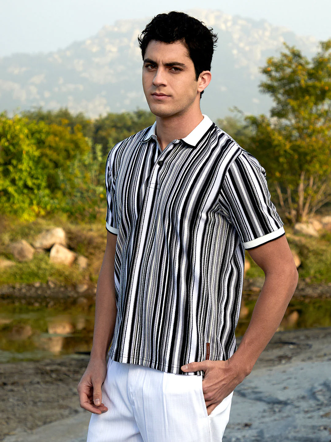 Multitrack Knit Polo T-Shirt - Image 3