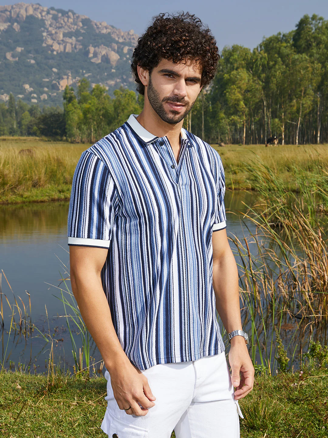 Multitrack Knit Polo T-Shirt - Image 3