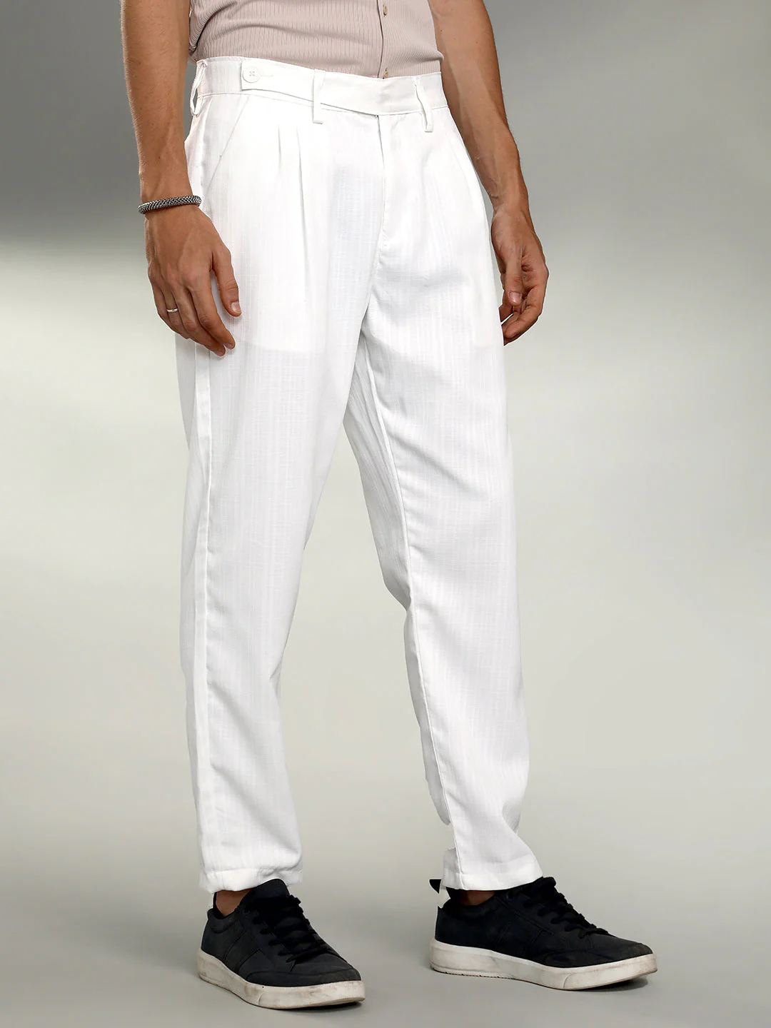 Pleated Tailored Trousers - Image 3