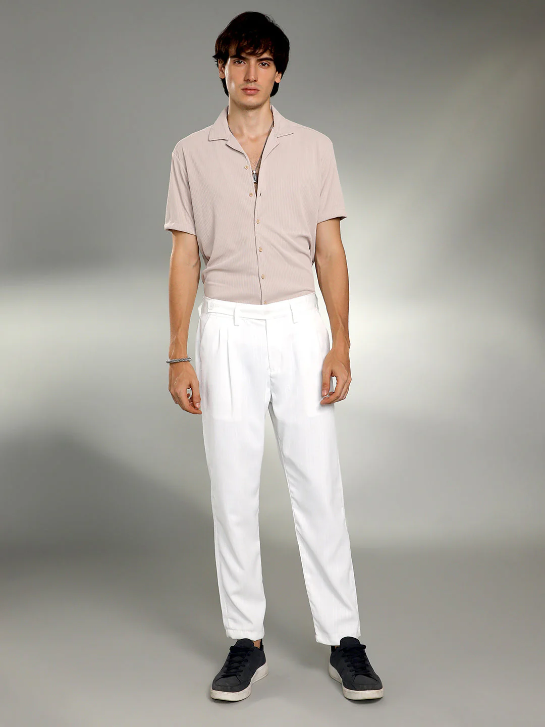 Pleated Tailored Trousers - Image 6