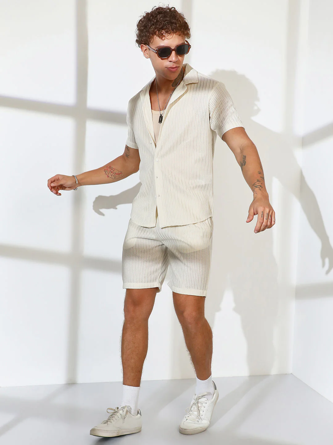 Ribbed-Striped Co-Ord Set - Image 5