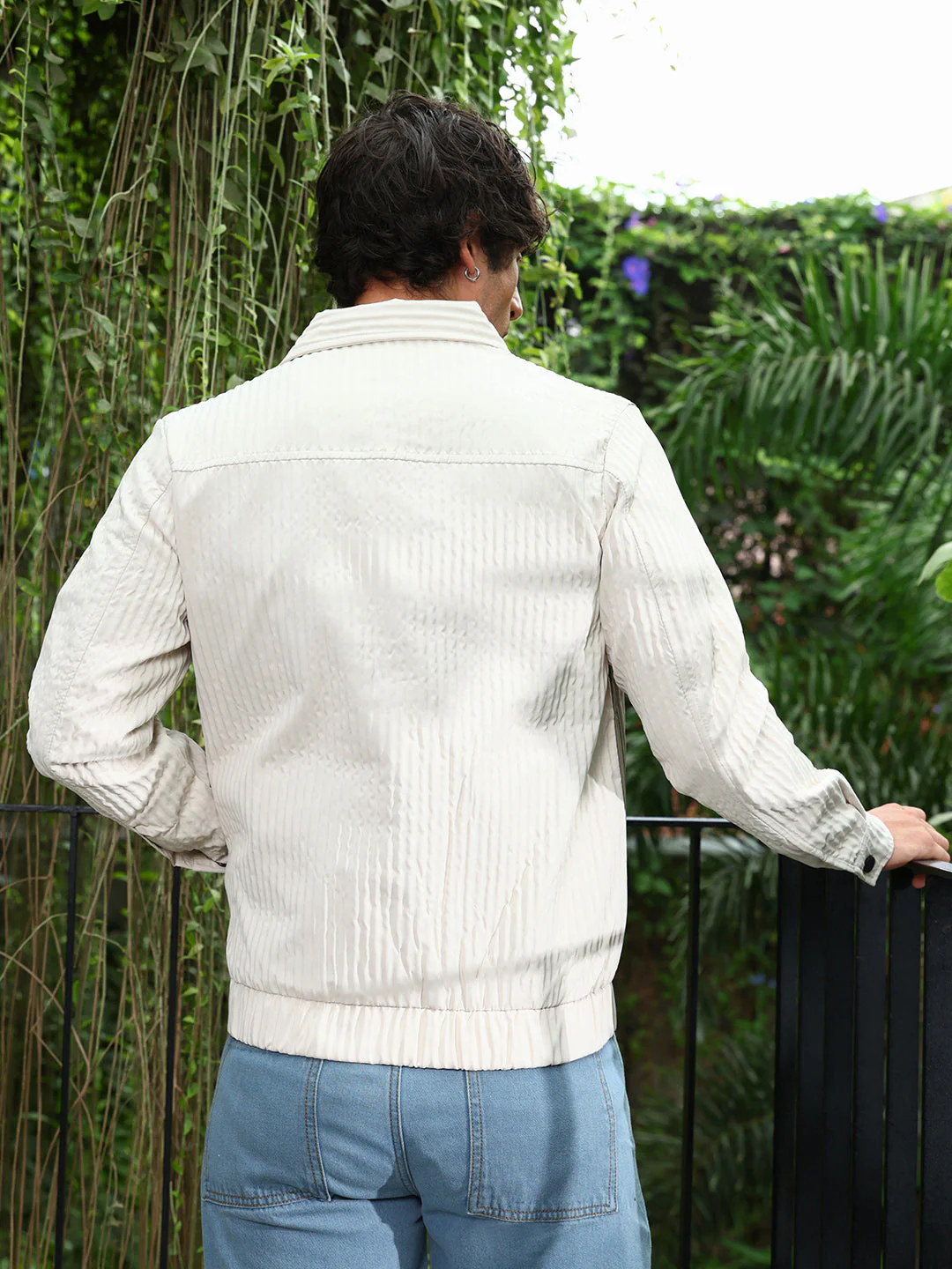 Panelled Crease-Tactile Jacket - Image 4