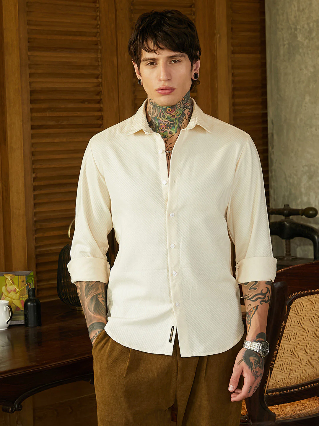 Slanted-Trough Shirt - Image 2