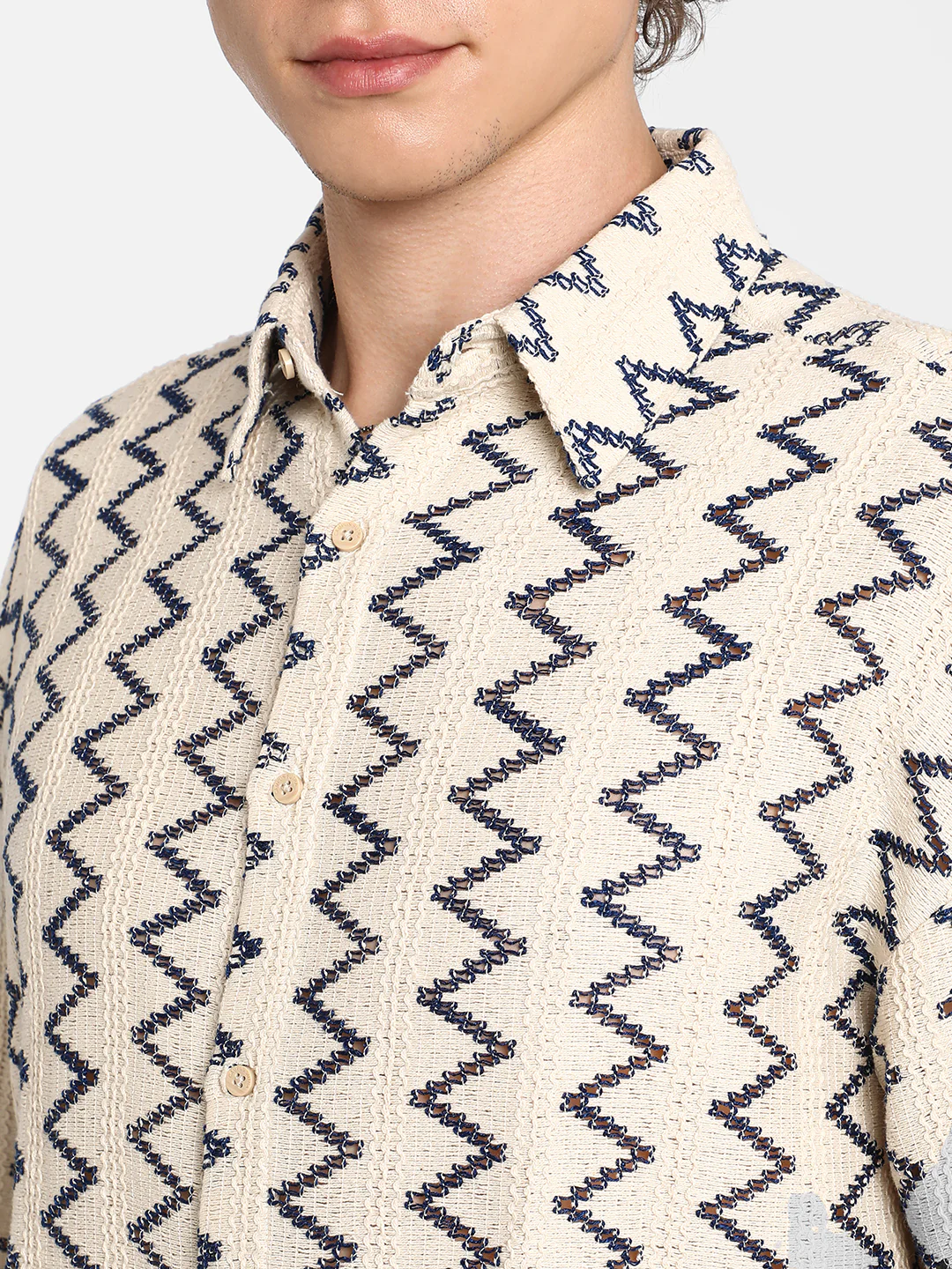 Zig-Zag Knit Shirt - Image 14