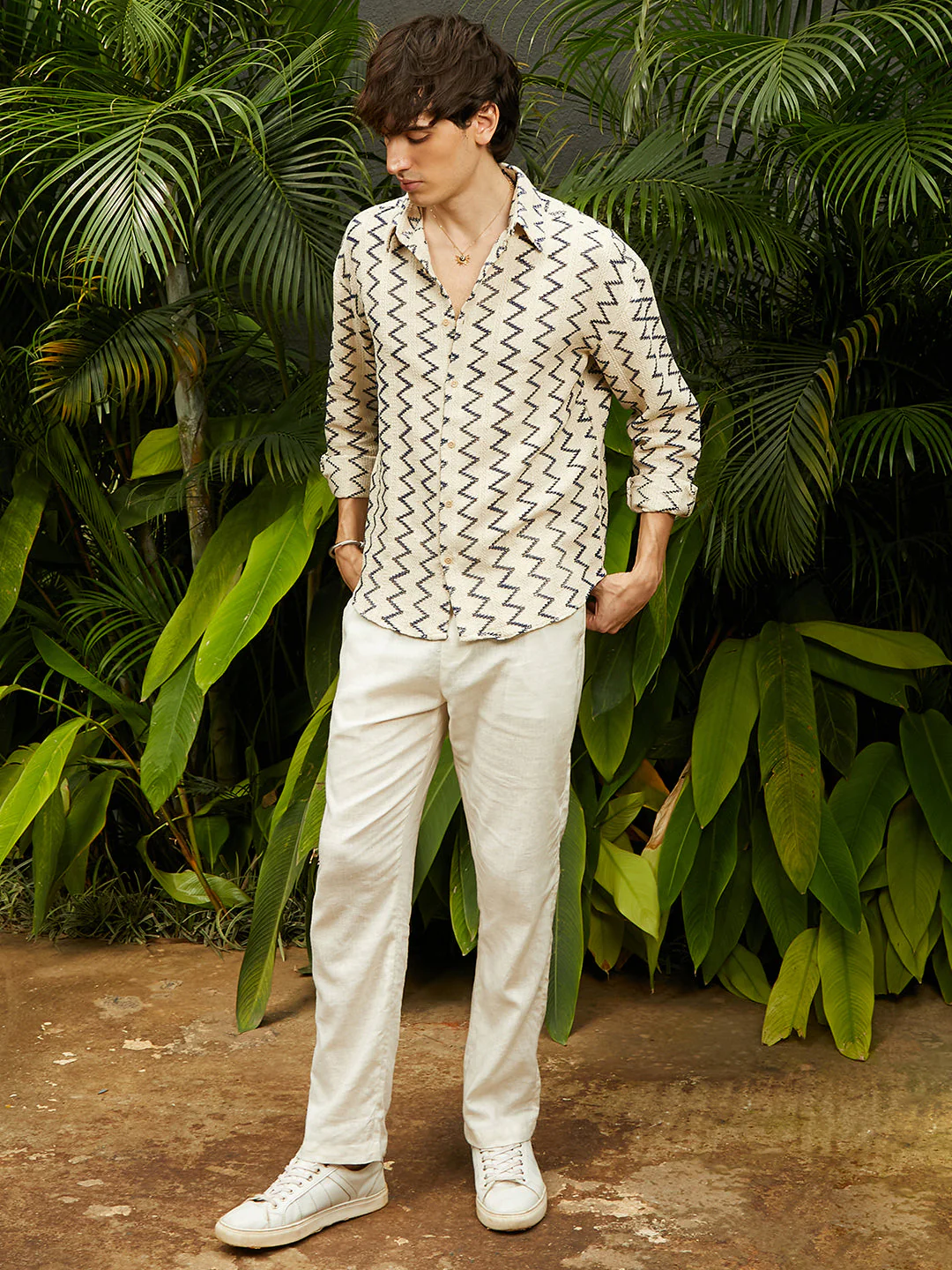 Zig-Zag Knit Shirt - Image 5