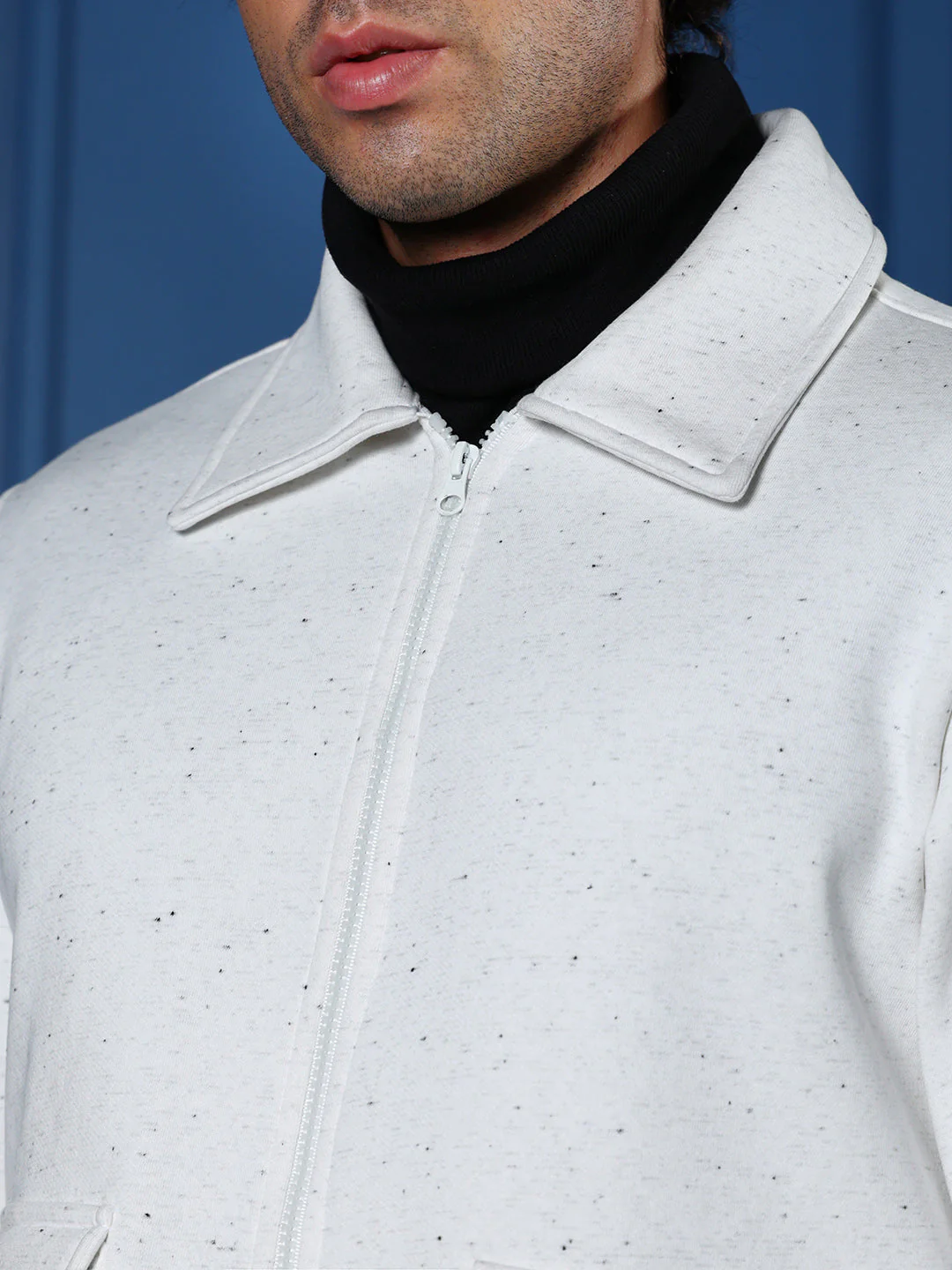 Zip-Front Knit Jacket - Image 7