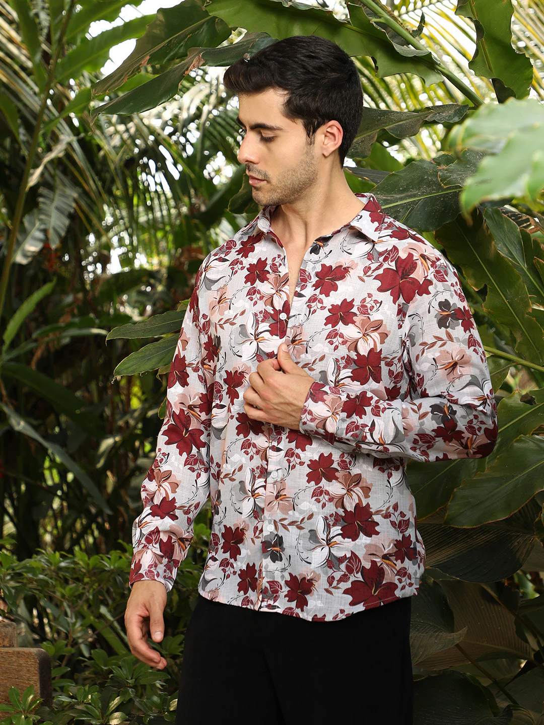 Hibicus Imprint Shirt - Image 3