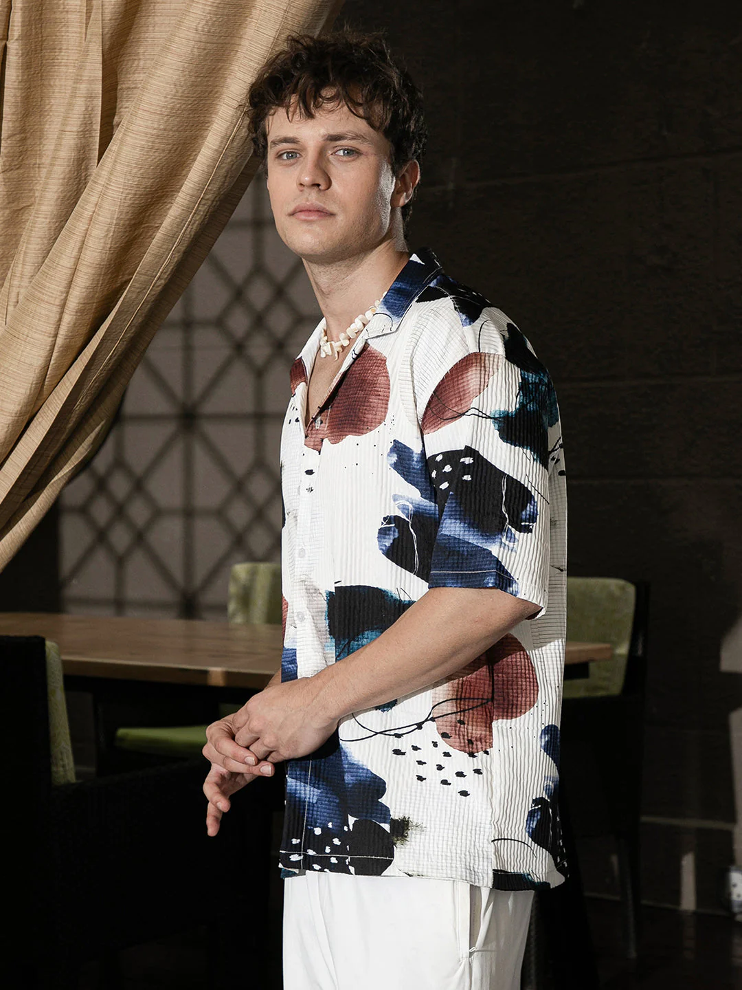 Abstract Blob Oversized Shirt - Image 3