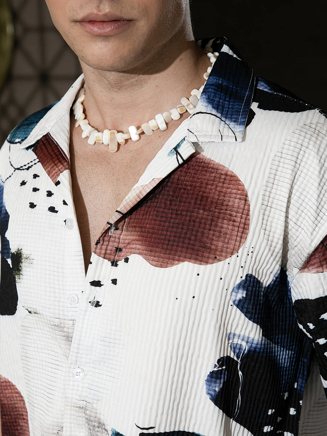 Abstract Blob Oversized Shirt - Image 7