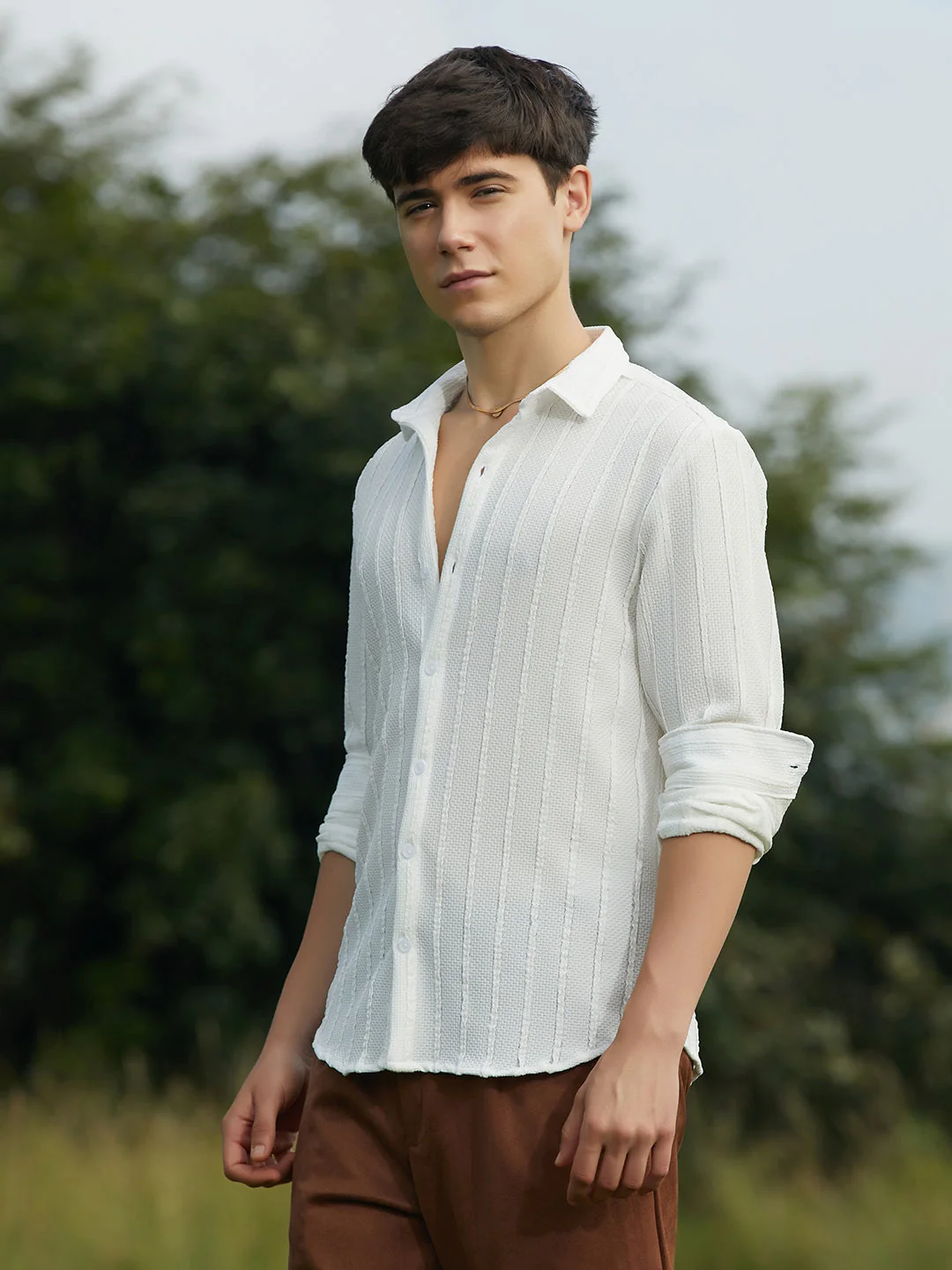 Braille-Stripe Shirt - Image 3
