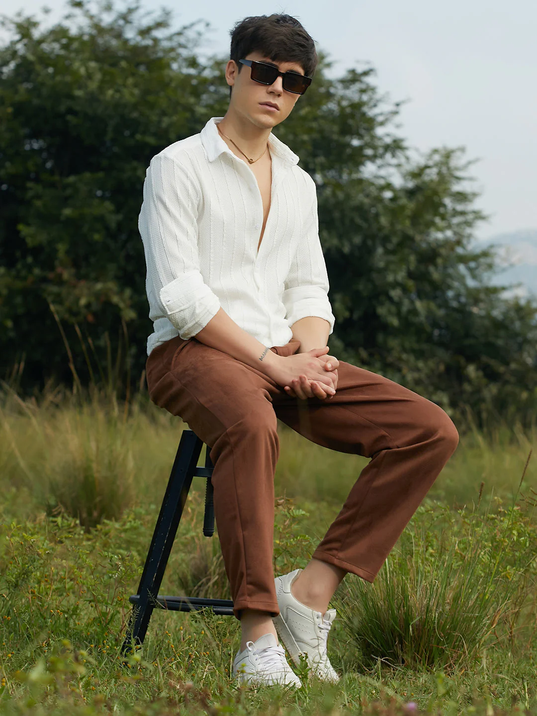Braille-Stripe Shirt - Image 6