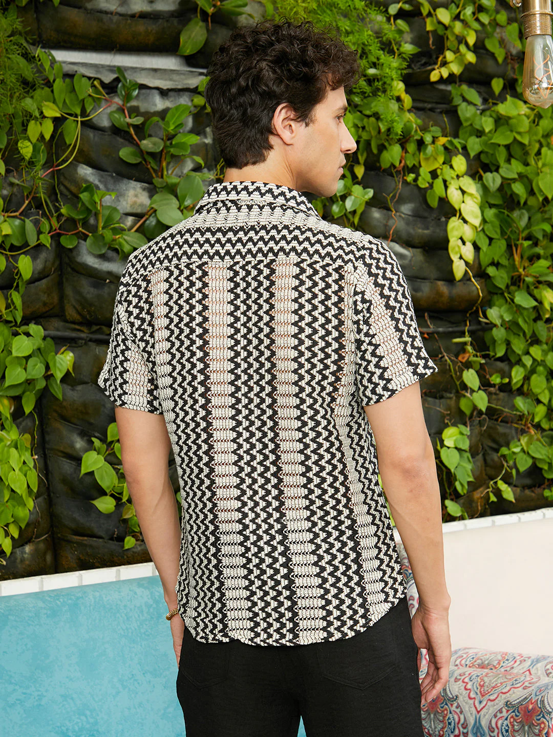 Zigzag-Knit Shirt - Image 4