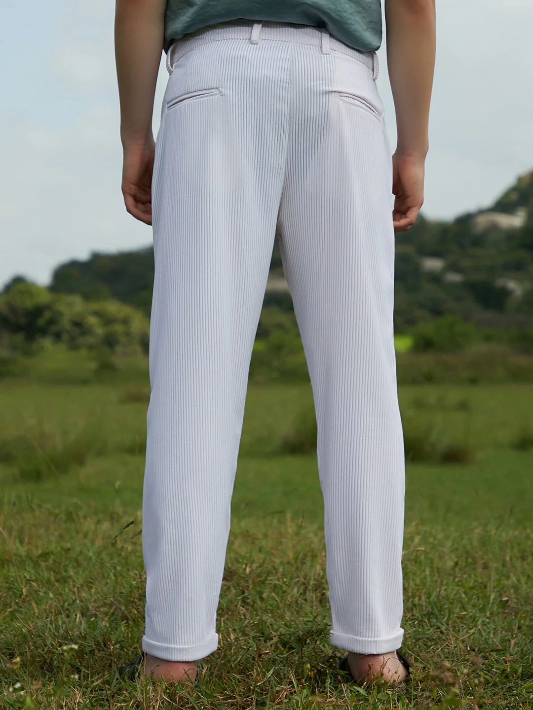 Corduroy Tailored Trousers - Image 4
