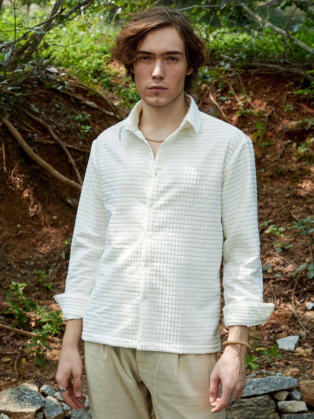 Cube-Textured Shirt - Image 2