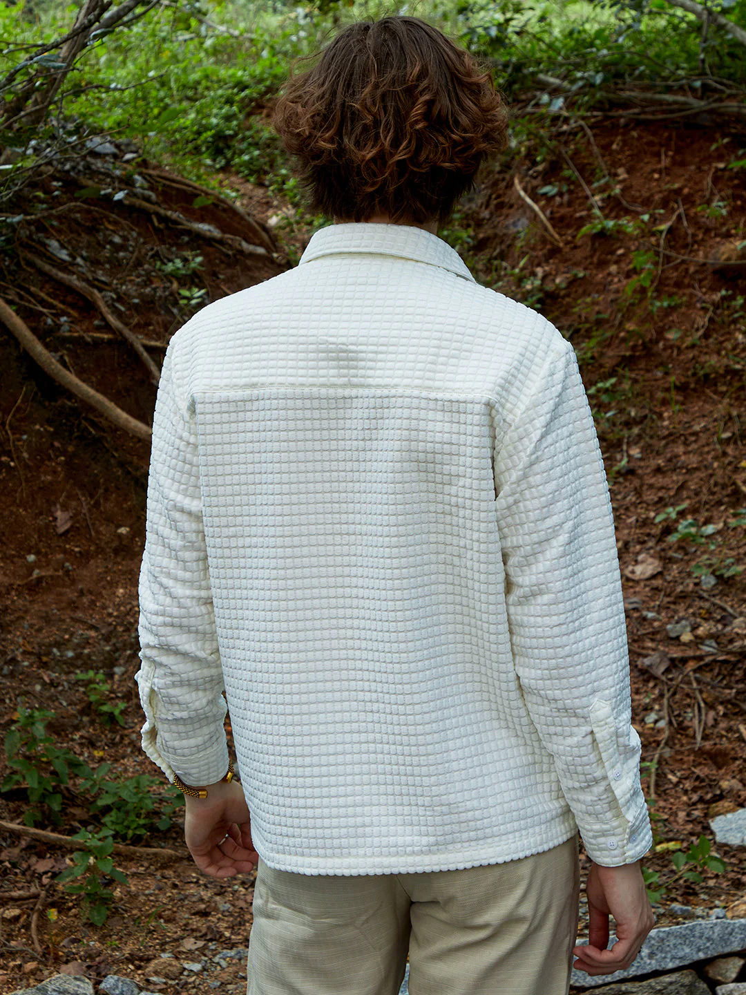 Cube-Textured Shirt - Image 4