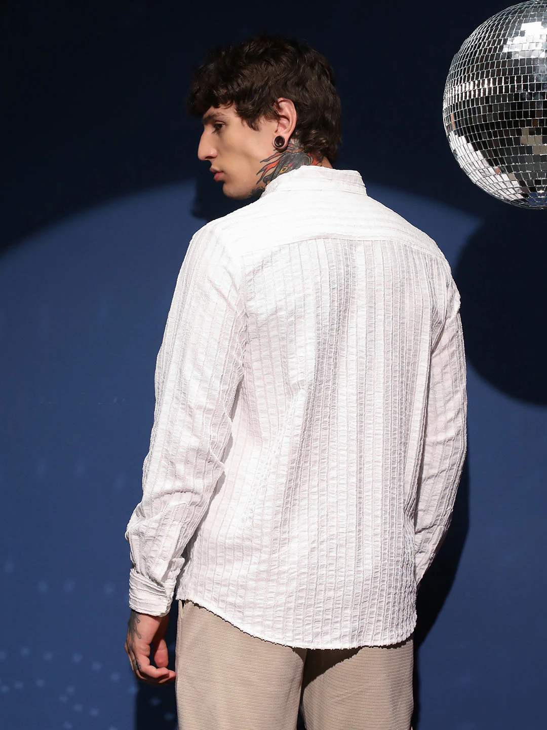 Edge-Lined Half-Placket Shirt - Image 4