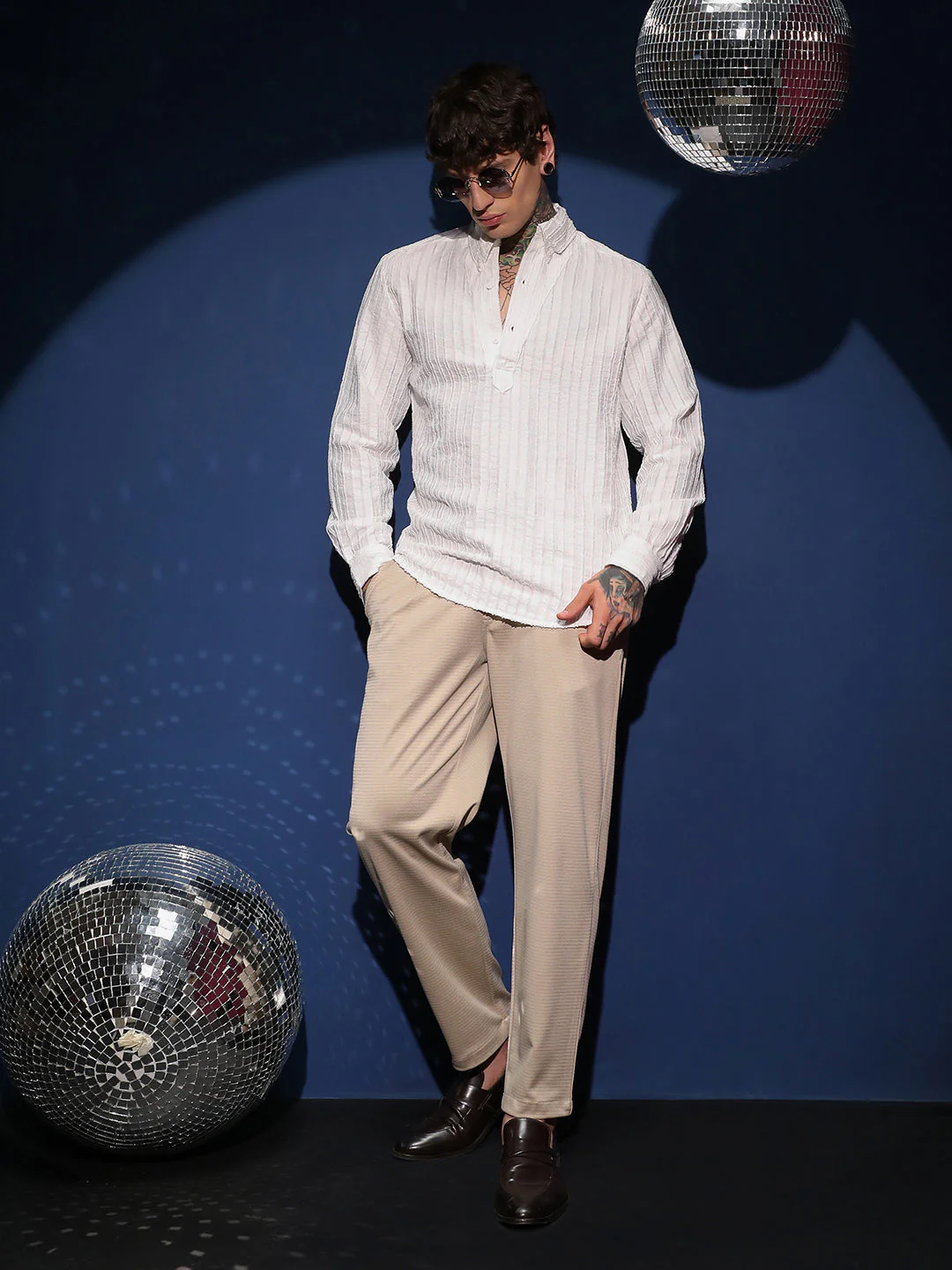 Edge-Lined Half-Placket Shirt - Image 6