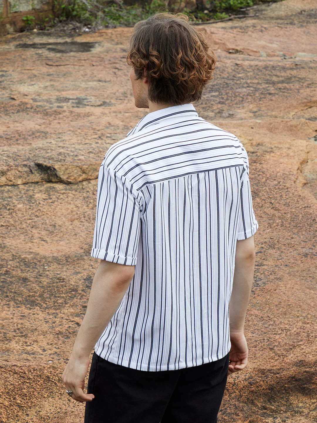 Halo-Striped Utility Shacket - Image 4