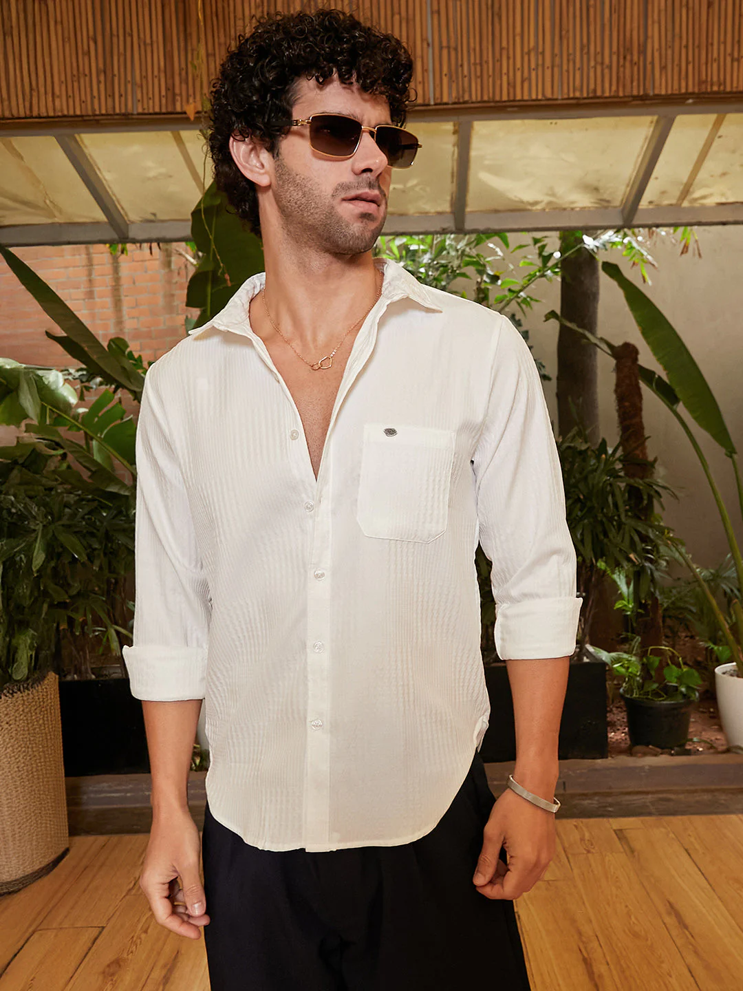 Houndstooth-Tactile Shirt