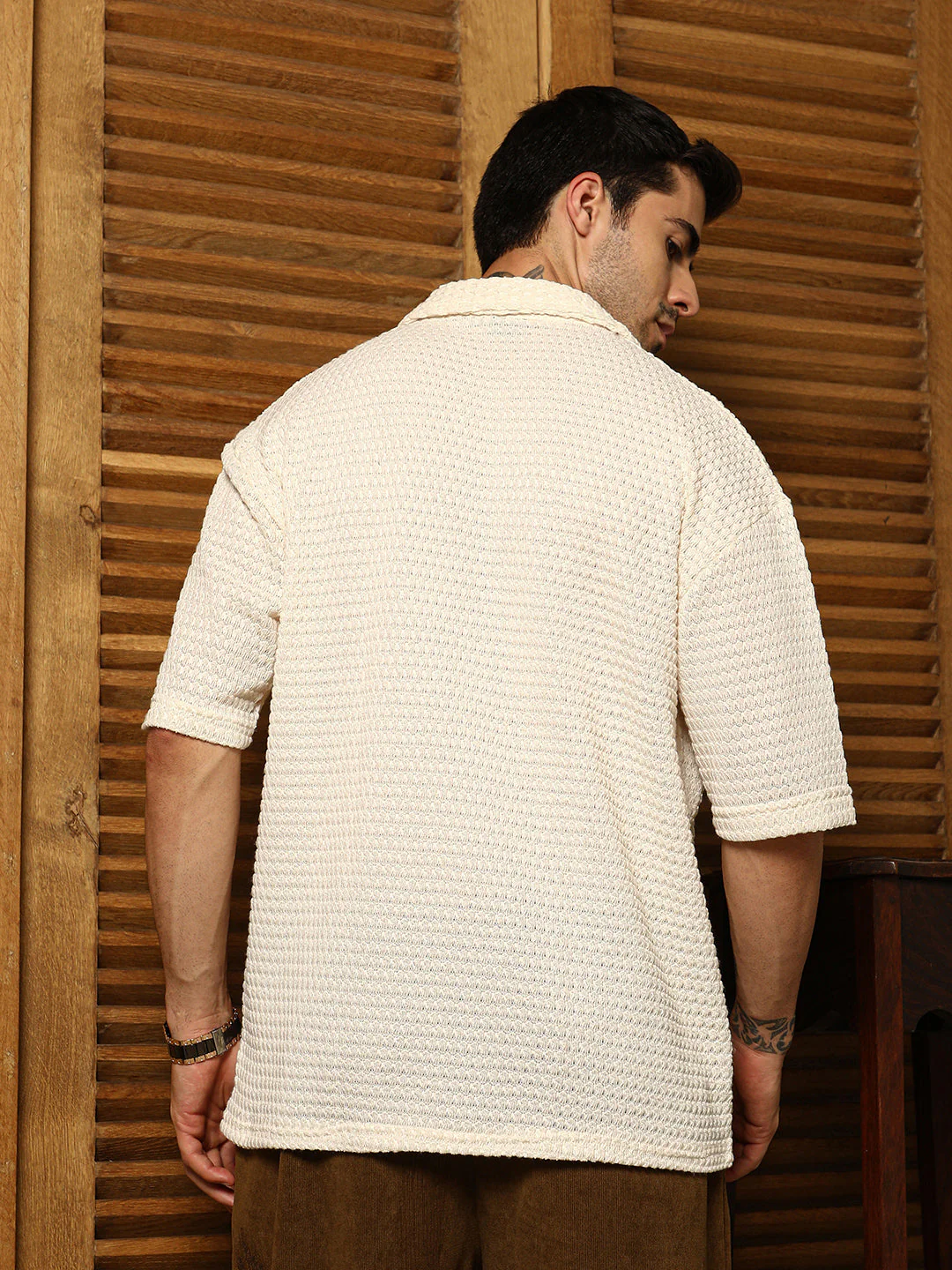 Oval-Tactile Knit Shirt - Image 4