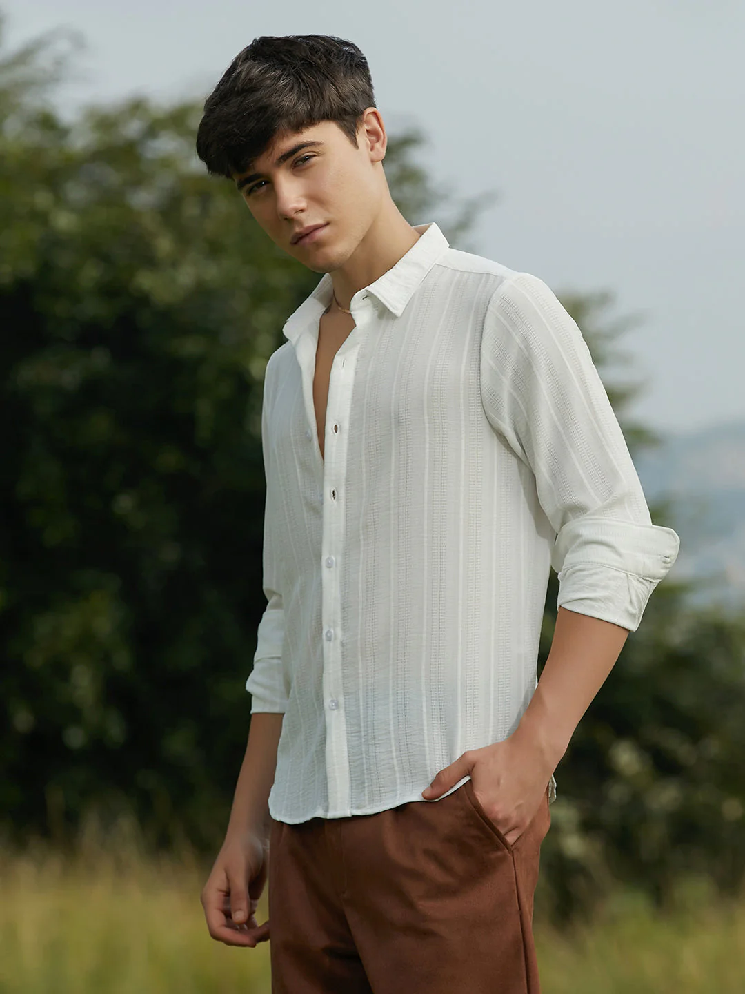 Ridge-Striped Shirt - Image 3