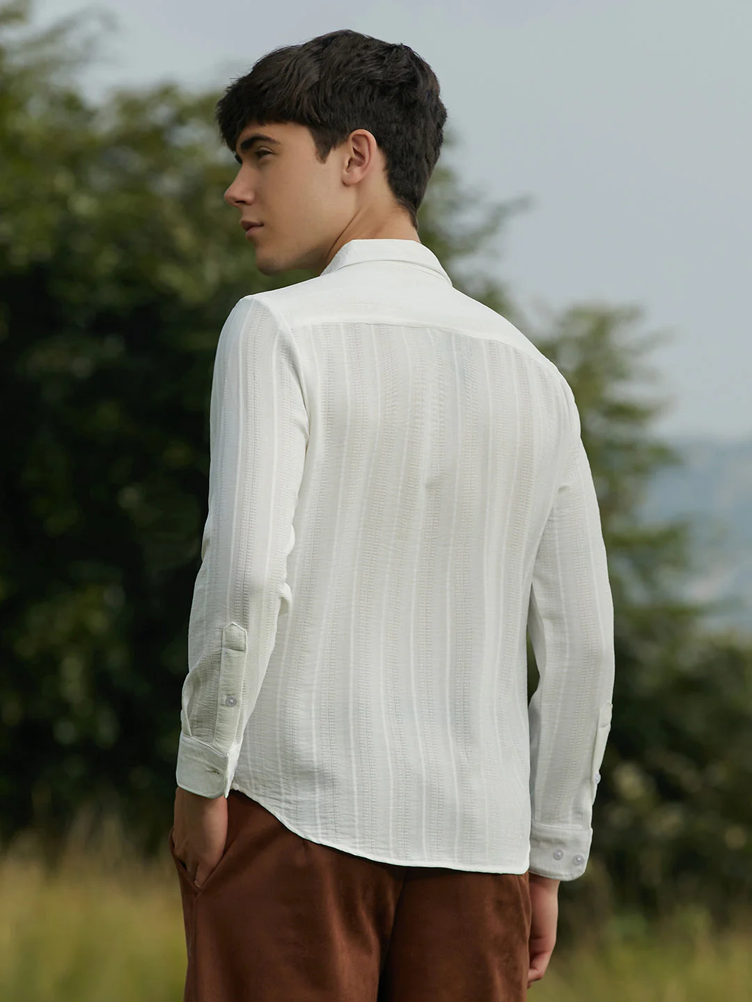 Ridge-Striped Shirt - Image 4