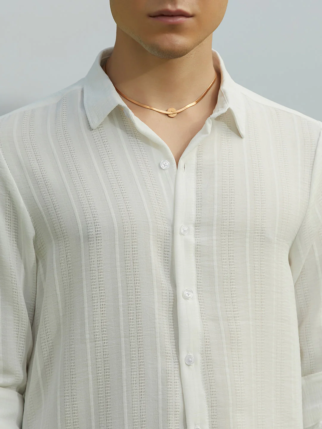 Ridge-Striped Shirt - Image 7