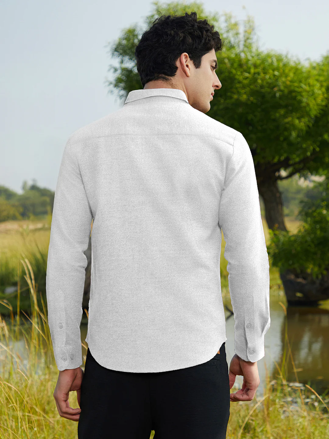Solid Regular Shirt - Image 11