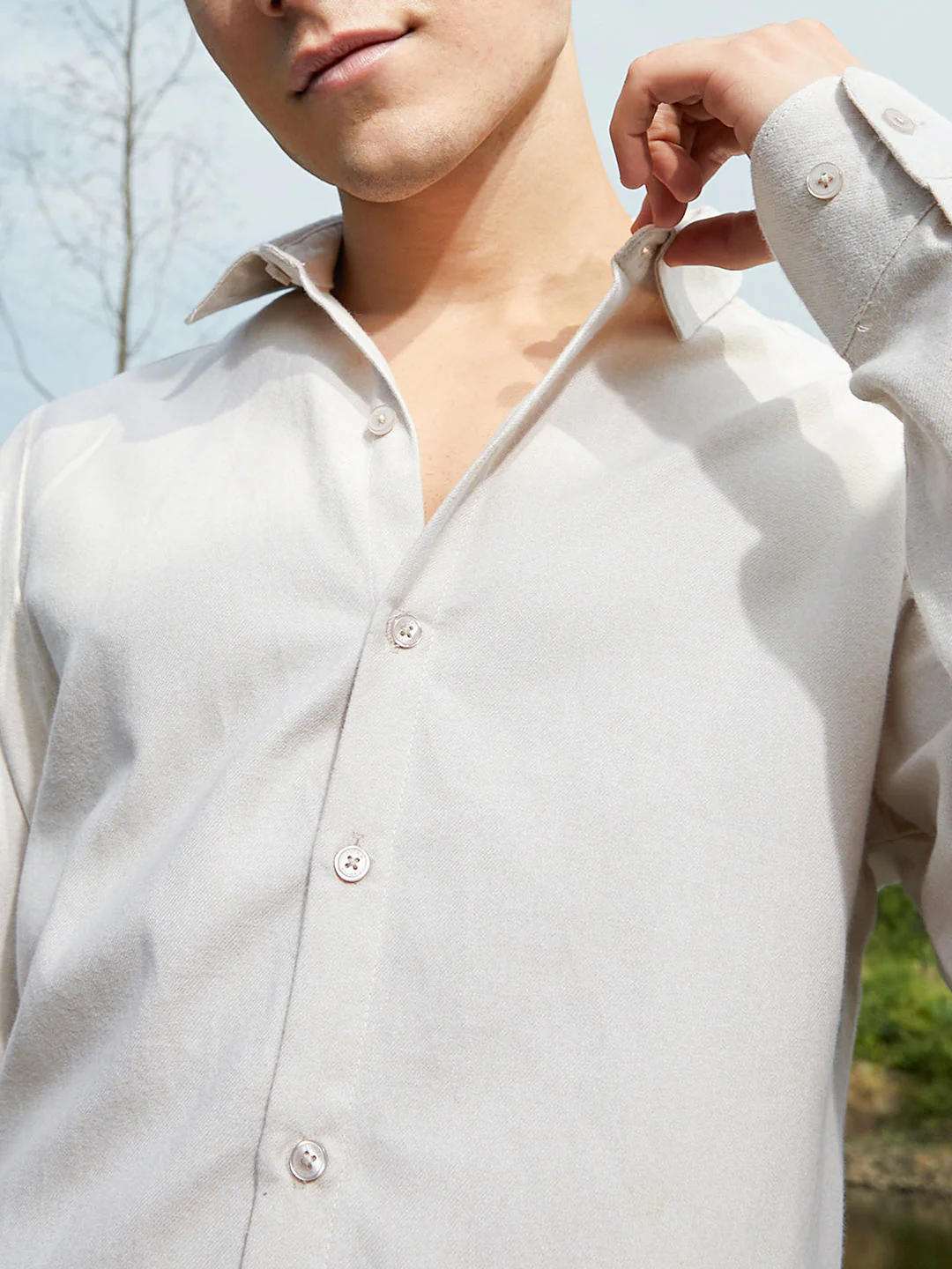 Solid Regular Shirt - Image 7