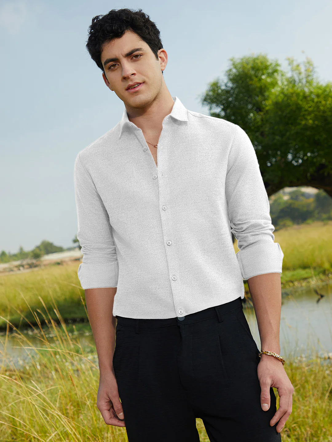 Solid Regular Shirt - Image 8