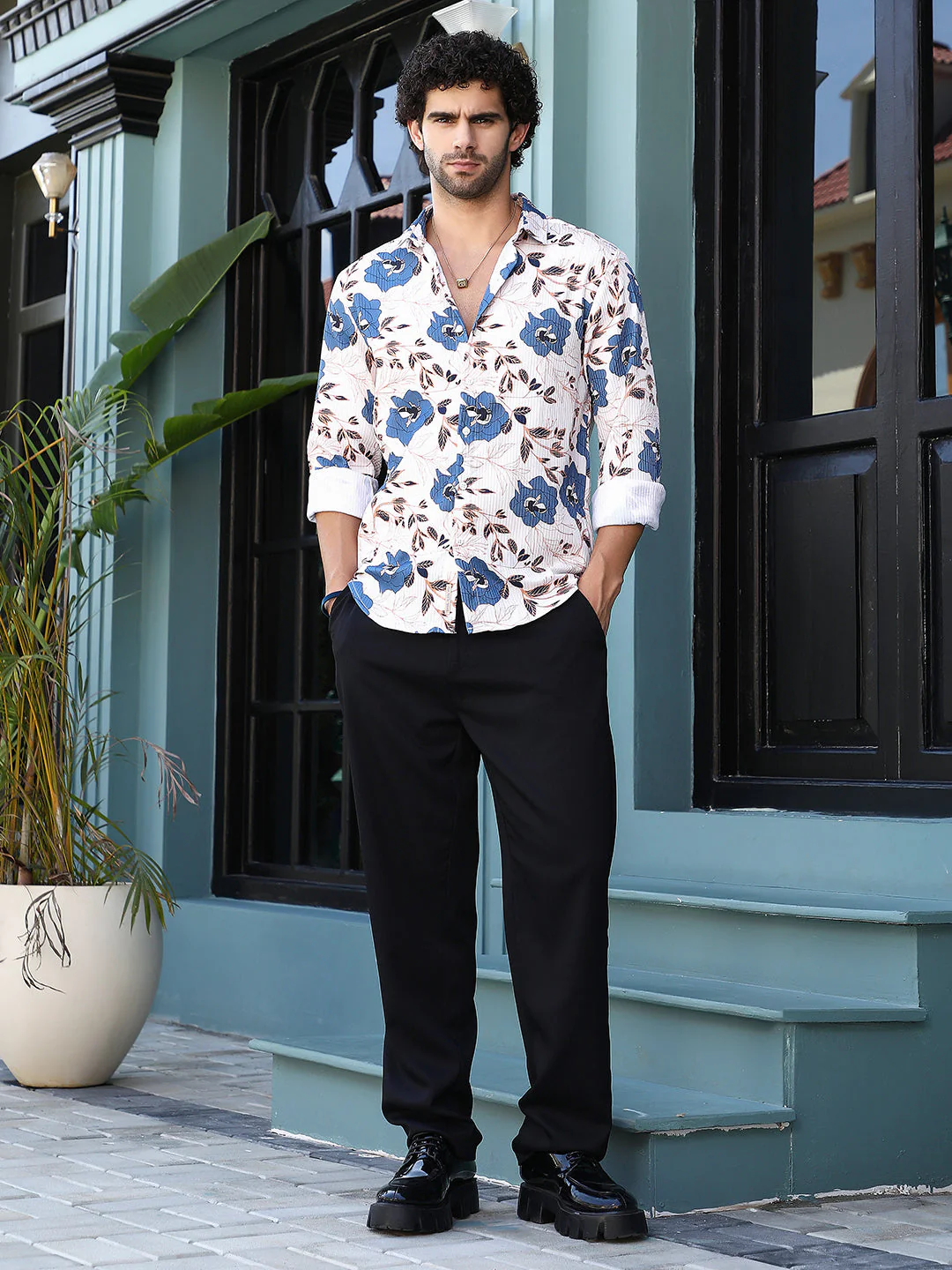 Vivid-Bloom Tactile Shirt - Image 5