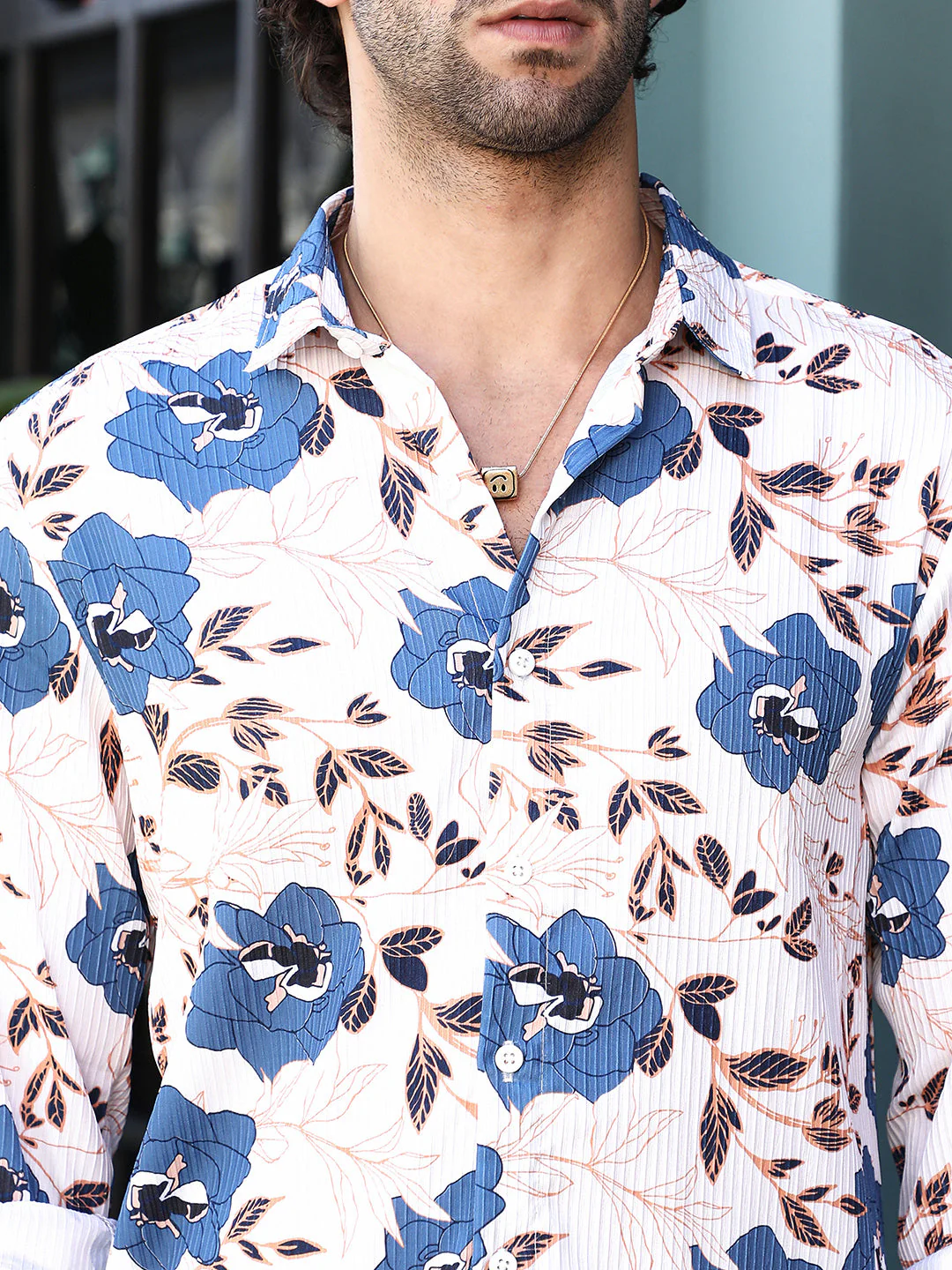 Vivid-Bloom Tactile Shirt - Image 7