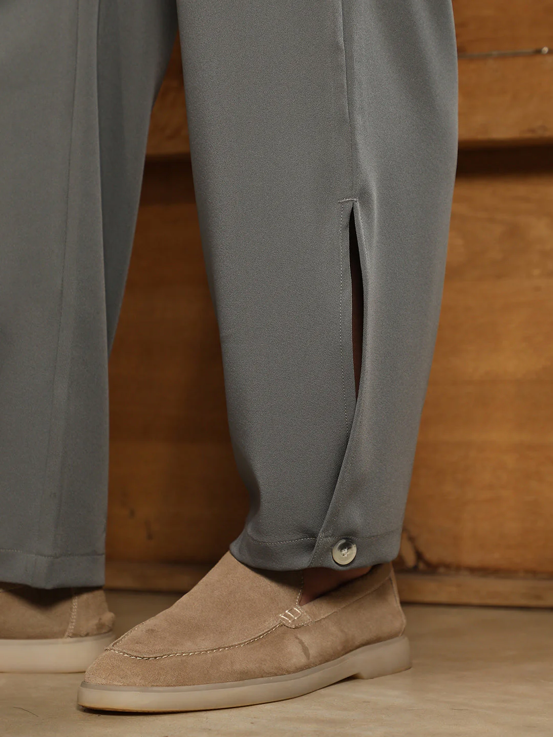 Lightweight - Straight-Cuffed Pleated Trousers - Image 8